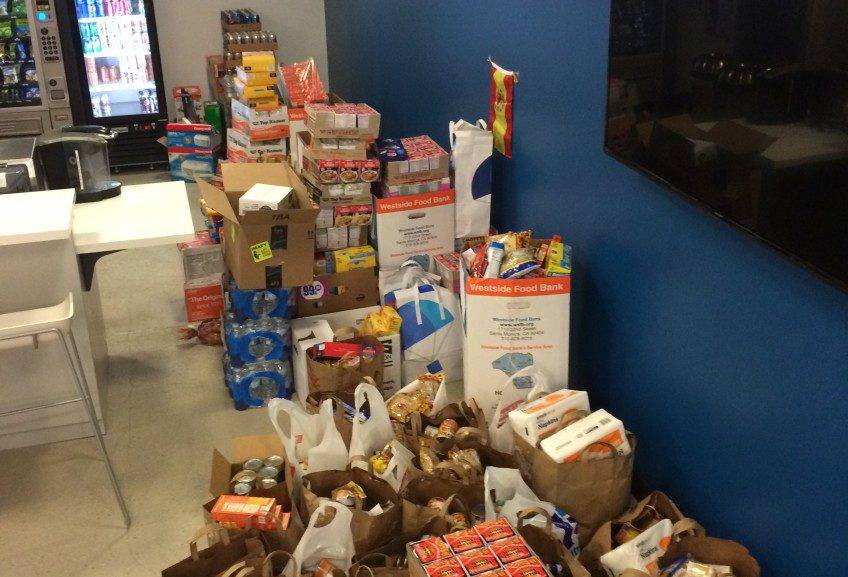 MatchCraft Donates to Westside Food Bank for the Holidays